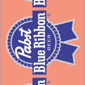 Pabst Rear Trailer Logo Decal Set (3 off) – Waterslide Decals – Multi-Scale Truck & Trailer Models