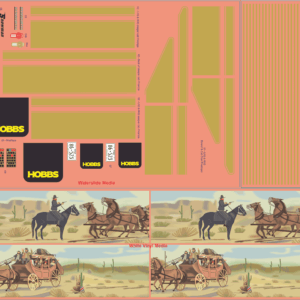 “Smokey and the Bandit” SATB Truck & Trailer Decals – Waterslide (Truck) + Vinyl (Trailer) – Multi-Scale