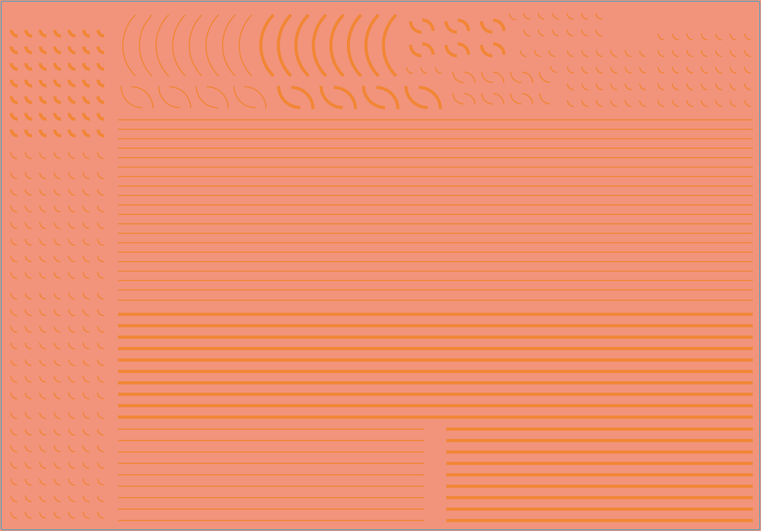 Pinstriping - Straight & Curved - Orange – Water Decal – Waterslide – Multi-Scale