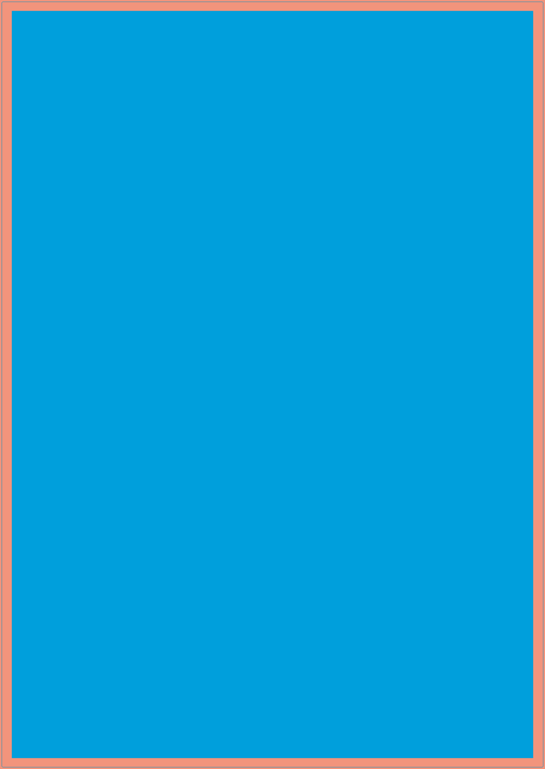 Solid Colour - A5 Sheet - Mid Blue– Water Decal – Waterslide – Multi-Scale