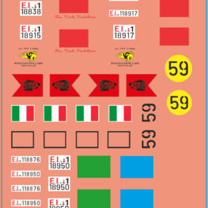 Ariete Foglio Iraq – Multi-Scale Waterslide Decals