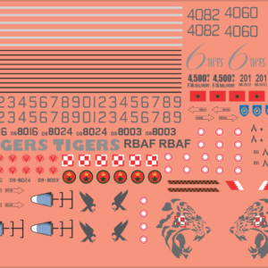 Moroccan F-16 – Multi-Scale Waterslide Decals