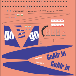 A320 NEO – Air India – Multi-Scale Waterslide Decal Set