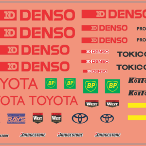 Toyota 89CV Fuji 1990 – Multi-Scale Waterslide Decals