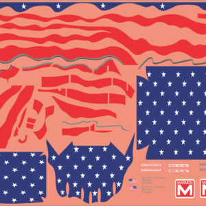Marmon Conventional Stars & Stripes – Multi-Scale Waterslide Decals