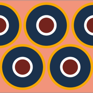 C1 RAF WWII Roundels Multi-Scale Waterslide Decals