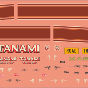 Tanami Mack Titan Triple Road-Train – Multi-Scale Waterslide Decals