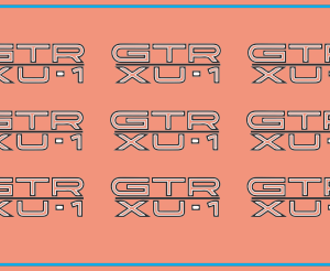 Holden LC–LJ Torana GTR-XU1 Multi-Scale Waterslide Decals