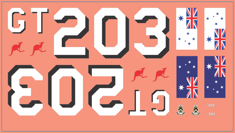 Jervis Bay I Ship Multi-Scale Waterslide Decals