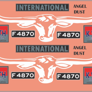 Kenworth K100 “K Worth” Multi-Scale Waterslide Decals