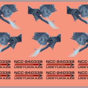 USS Yukikaze “NCC-240339” –1/100 Scale - Waterslide Decals