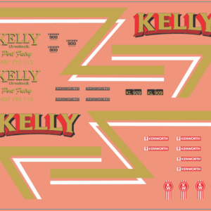 Kelly Livestock Transport – Multi-Scale Waterslide Decals