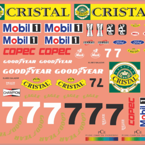 Indy Lola Ford “Mobil 1” – Multi-Scale Waterslide Decals