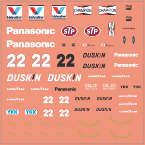Hiro Matsushita 1994 Panasonic Lola Road Course – Multi-Scale Waterslide Decals