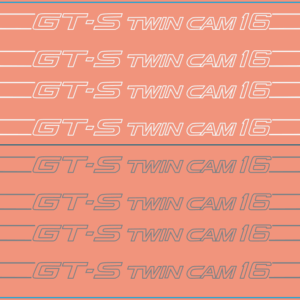 1985 Toyota Corolla GTS – Multi-Scale Waterslide Decals