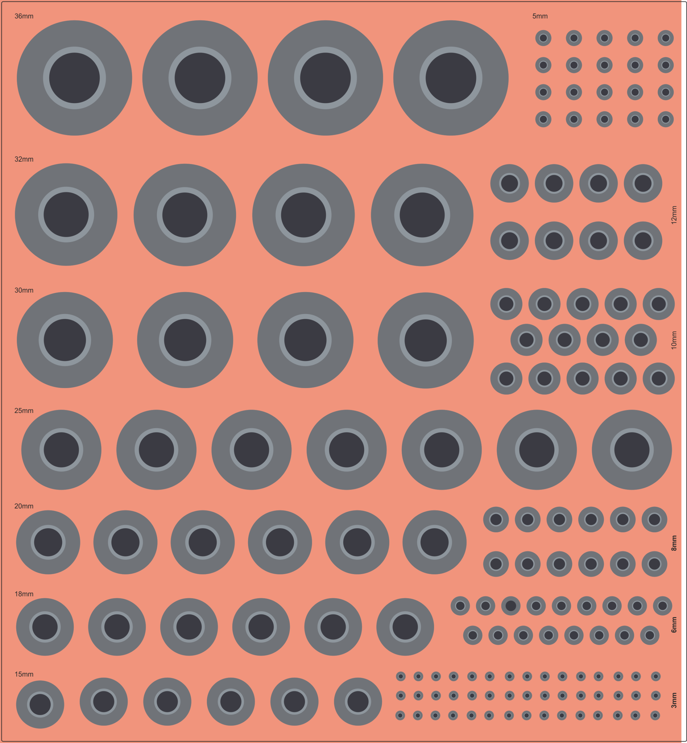Italian Air Force Low Visibility Roundel – Multi-Scale Waterslide Decals