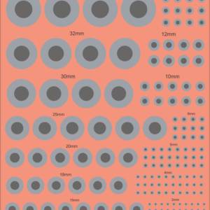 UK Airforce Badge Waterslide & Multiscale Decals