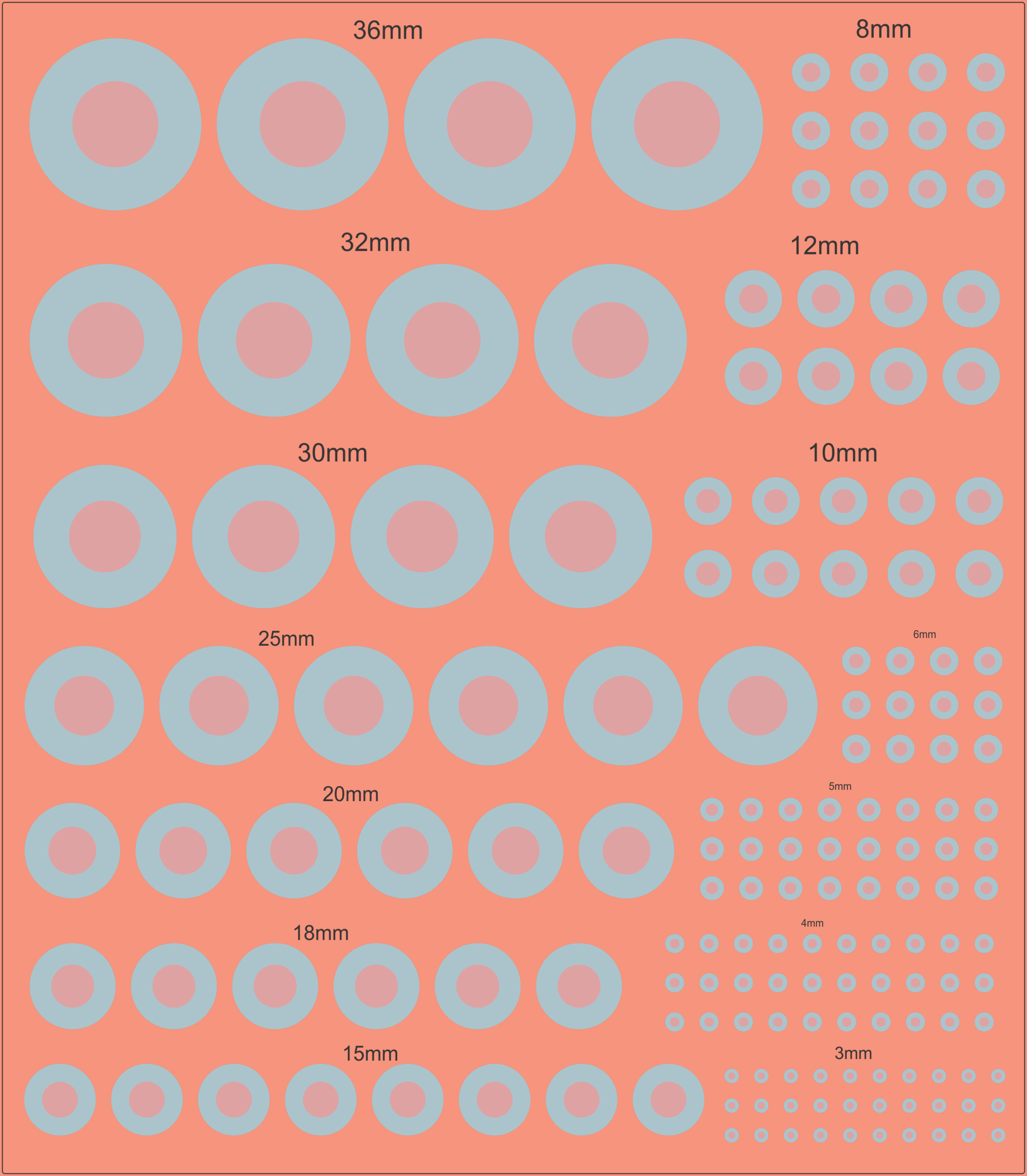 UK Military Roundel Waterslide & Multiscale Decals