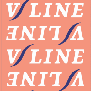 VLine Logo Decals Green/White & Purple/White with Stripe | Railway Model Water Slide Decals ? Model Mate Decals