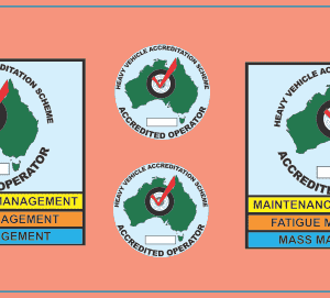 Heavy Vehicle Accreditation Scheme (HVAS) Sticker Water Decal | Model Mate Decals