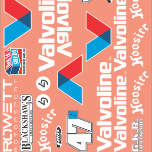 Midget Speedway ?Valvoline? Slot Car Waterslide Decals ? High Detail Racing Livery Decal Set | MMD