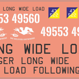 ADF Army Diamond-T M19 Tank Transporter Water Decal Set | Model Mate Decals
