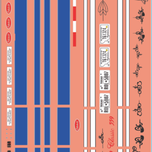 Peterbilt 359 Truck Decals #5 | Model Mate Decals
