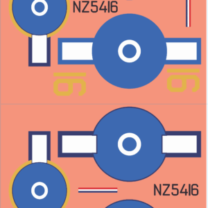 RNZAF F4U ?TUTAE WERA? Corsair Waterslide Decals ? WWII Fighter Aircraft Scale Model Marking Set | MMD